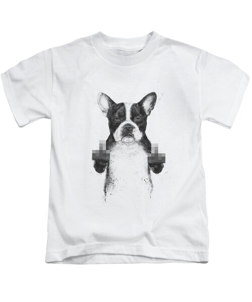 Kids French Bulldog T-Shirt Unisex Children to Adult Cute Youth Boys Neon Puppy